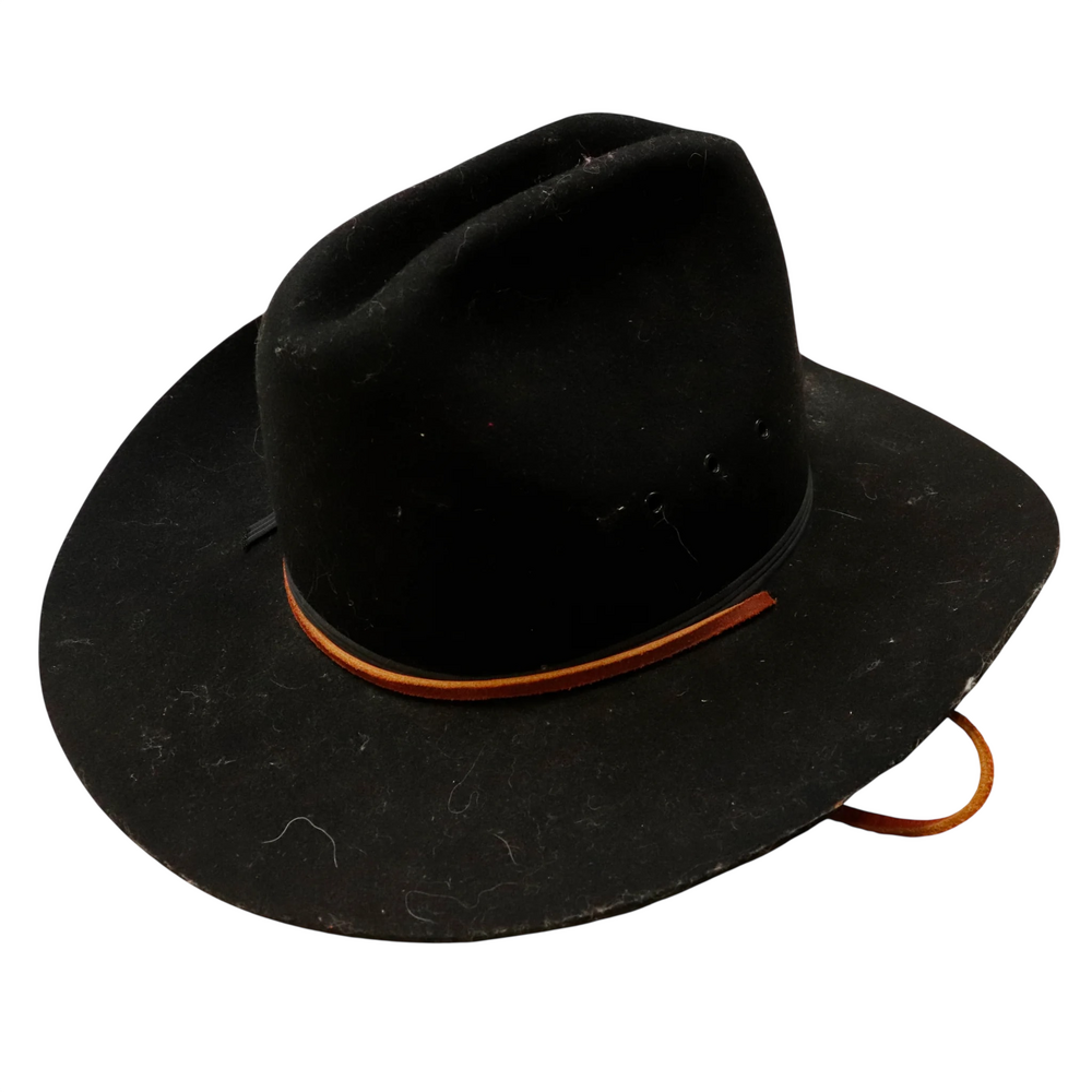 Vintage Smith Bilt Black Cowboy Hat Size 7 1/4
